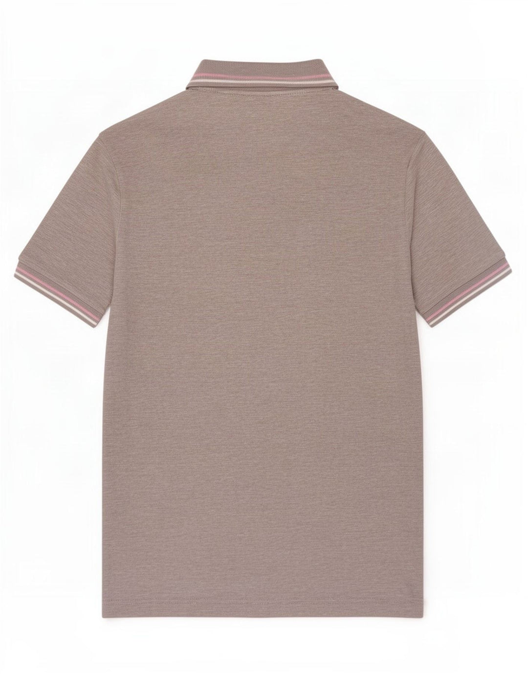 Camisa polo masculina Champion pequena cinza manchada