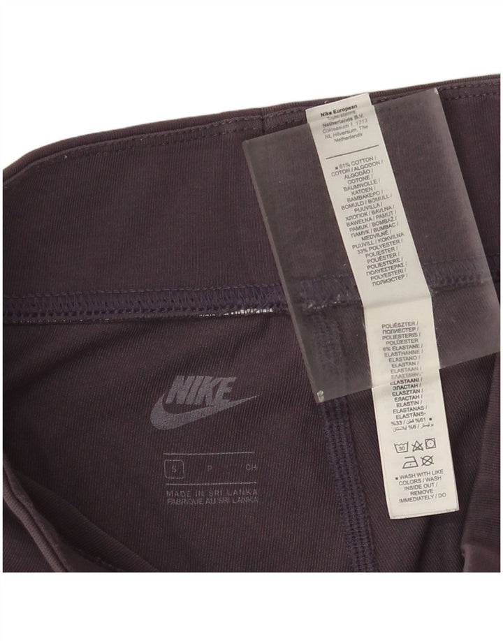 Leggings Nike Feminino UK 10 Pequeno Roxo Algodão