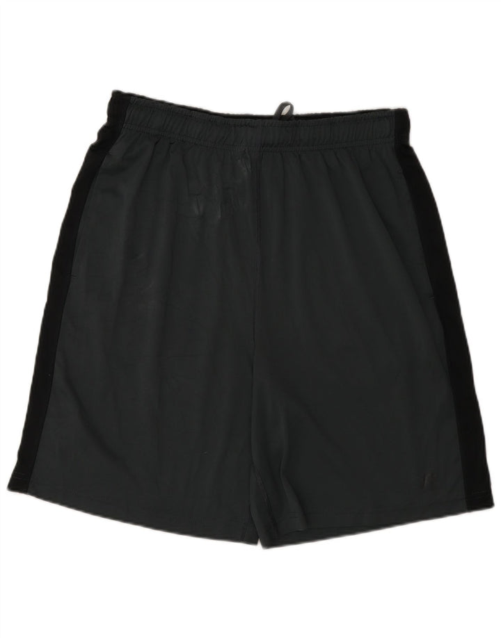 Russell Athletic Mens Sport Shorts Médio Cinza Colourblock Poliéster