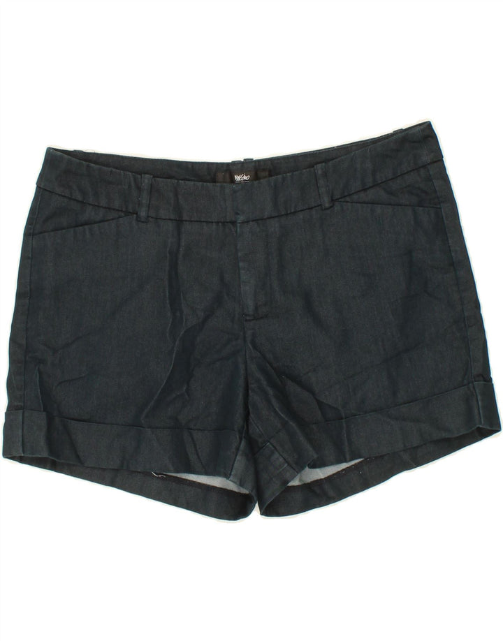 MOSSIMO Womens Stretch Casual Shorts Large W32 Navy Blue Cotton Vintage Mossimo and Second-Hand Mossimo from Messina Hembry 