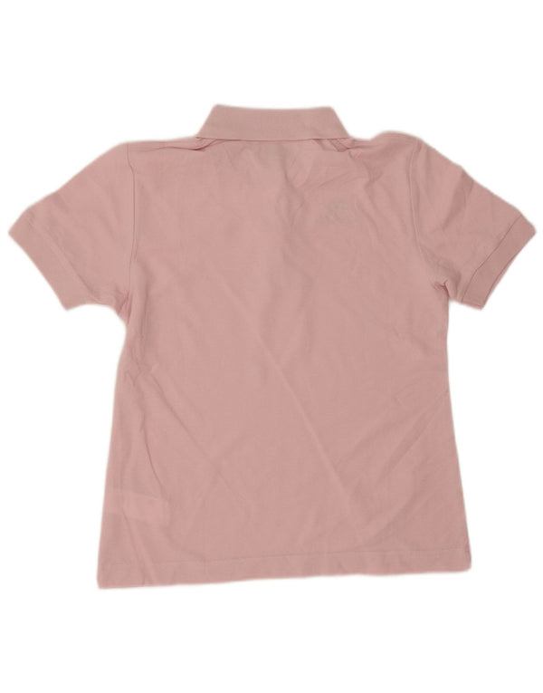 Camisa polo feminina Kappa UK 12 algodão rosa médio