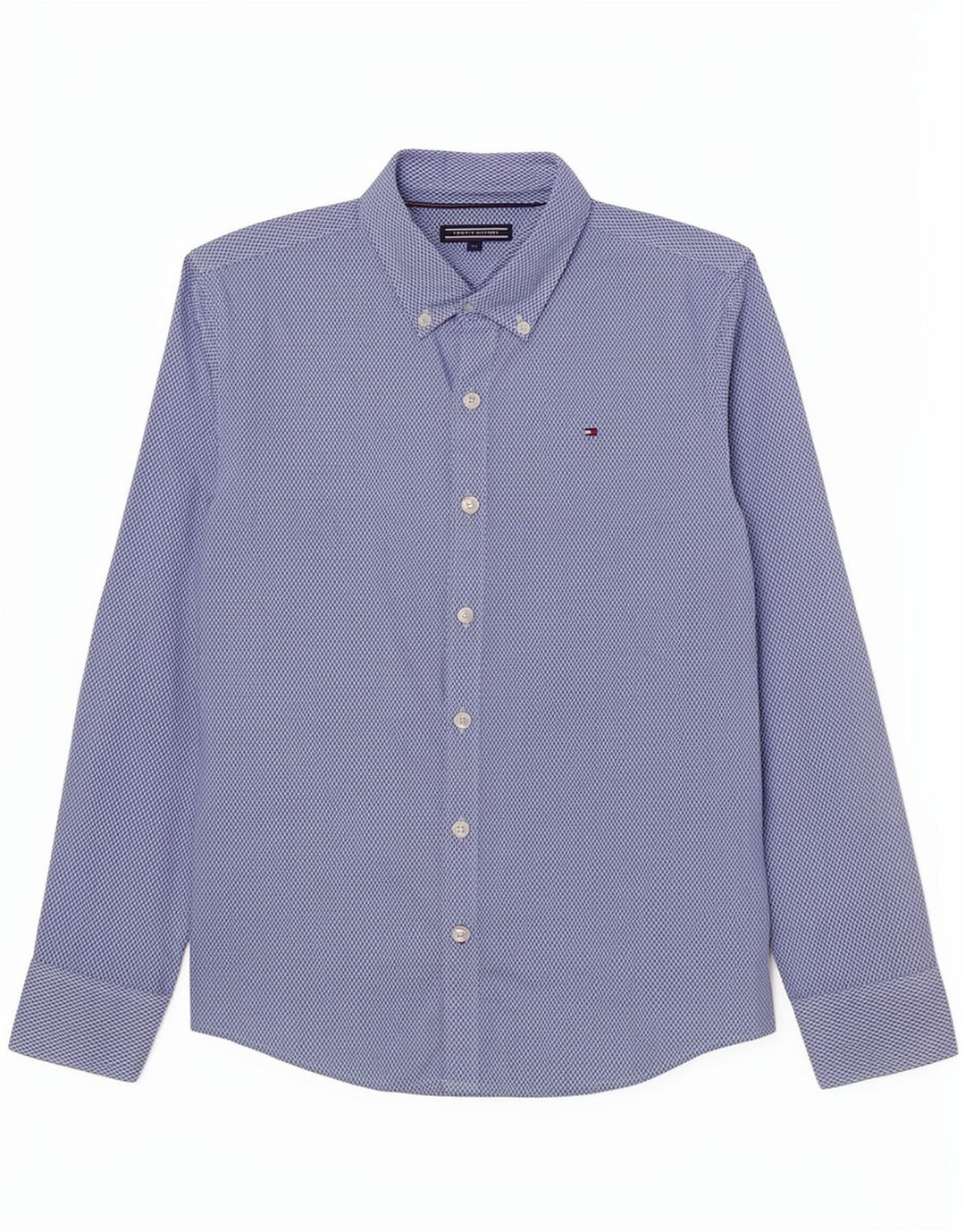 Camisa Tommy Hilfiger Menino 11-12 Anos Azul Algodão