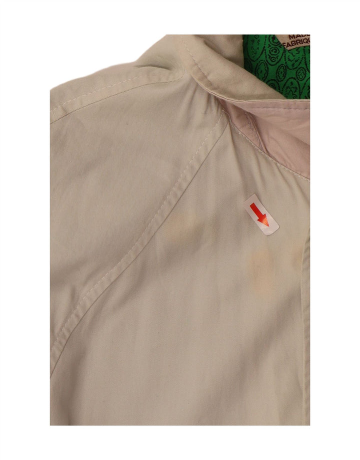 Sobretudo masculino Stratos UK 40 grande algodão bege