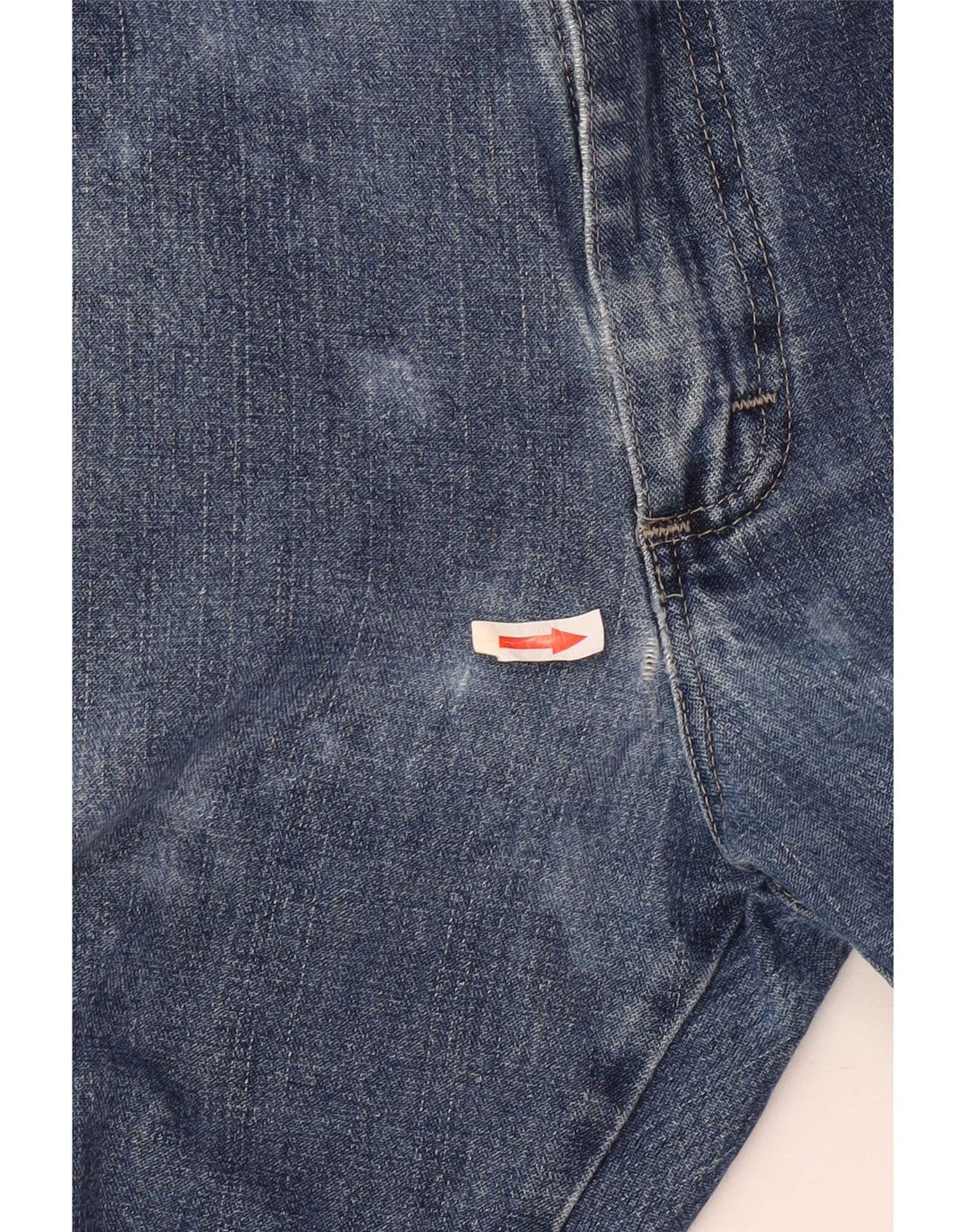 Wrangler Mens Cargo Straight Jeans W30 L30 Azul Algodão