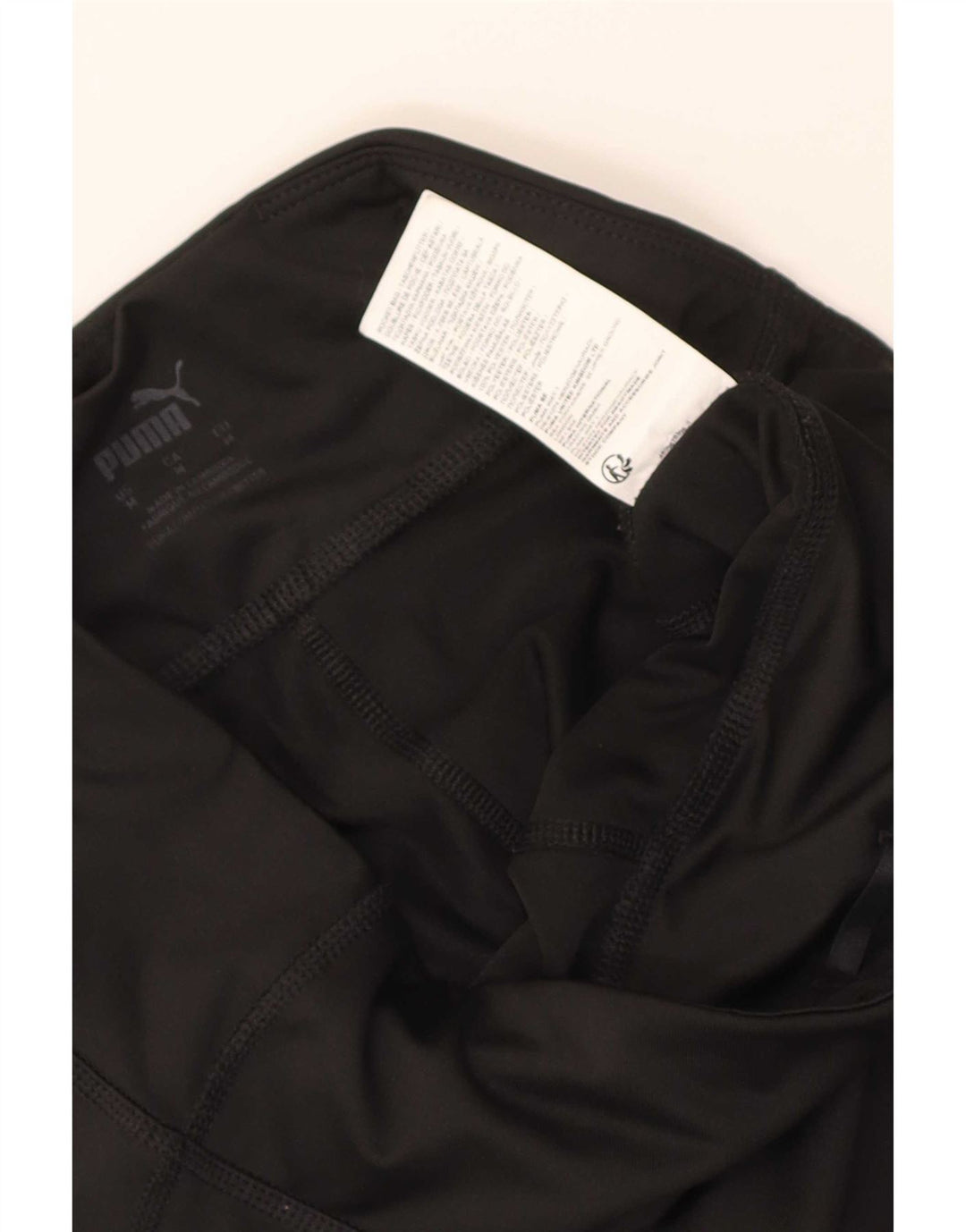 Puma Womens Capri Leggings UK 12 Médio Preto Poliéster