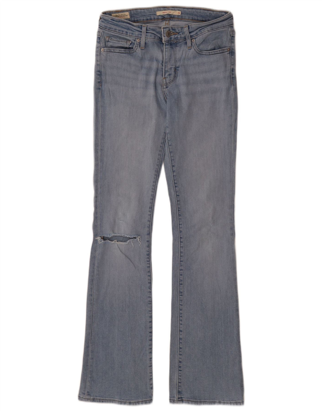 Calça jeans feminina Levi's 715 Bootcut W26 L32 azul