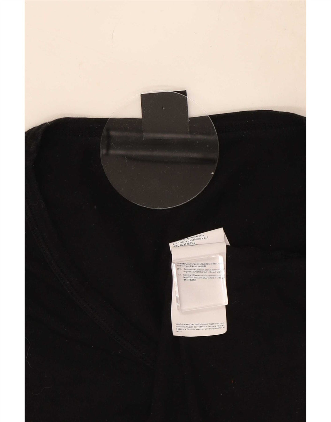 Camiseta masculina Hugo Boss grande algodão preto