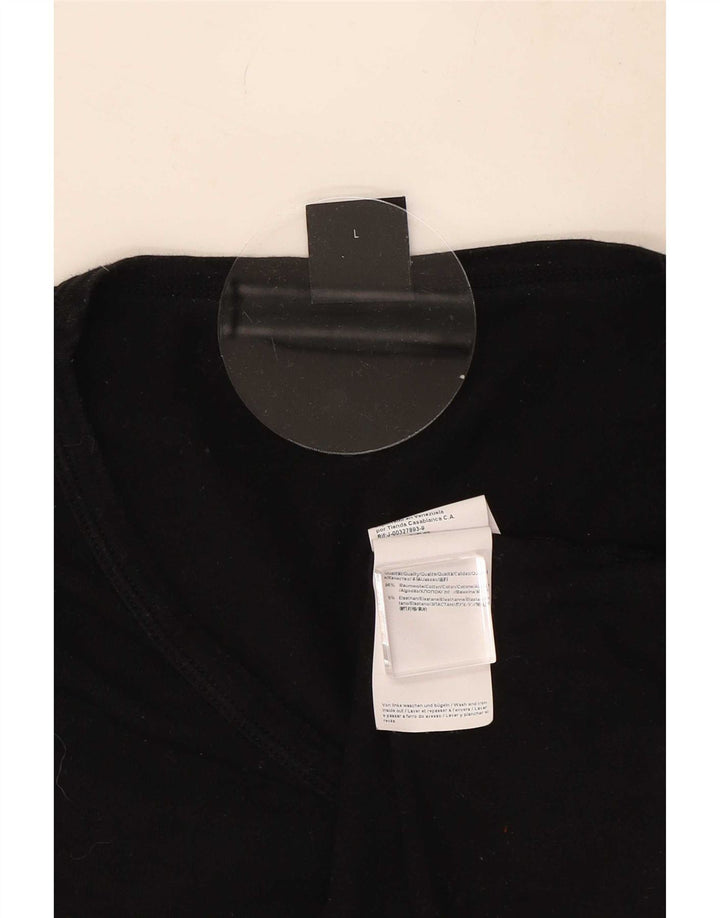 Camiseta masculina Hugo Boss grande algodão preto