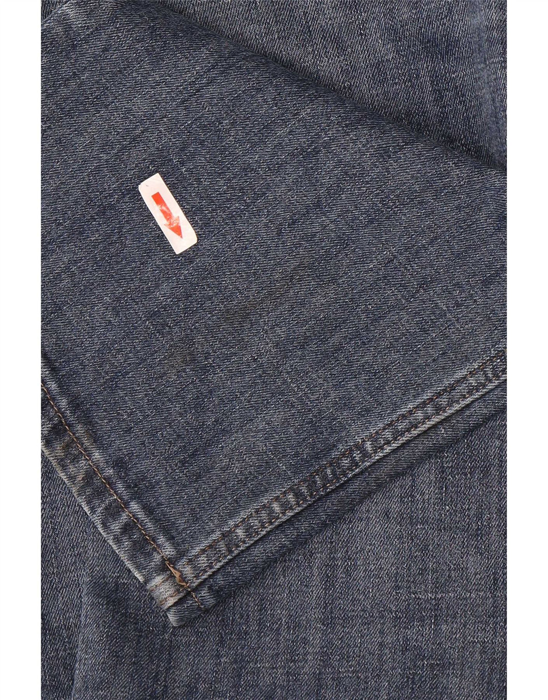 Wrangler Mens Straight Jeans W36 L34 Azul Algodão