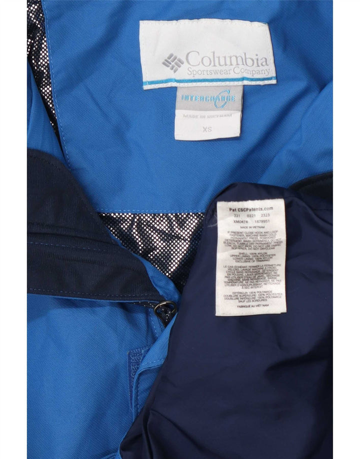 Jaqueta Columbia Masculina Interchange Rain UK 34 XS Azul Colourblock Poliamida