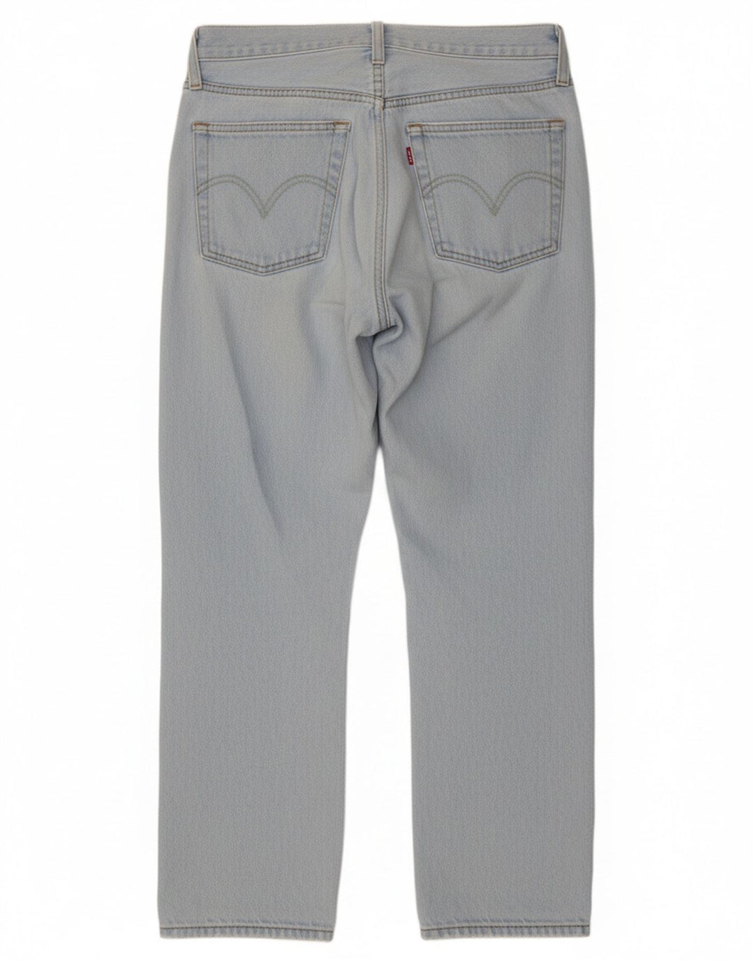 Calça jeans feminina Levi's 501 Straight W28 L25 azul algodão clássico