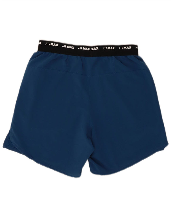 Nike Mens Air Max Graphic Sport Shorts Pequeno Azul Colorblock Poliéster