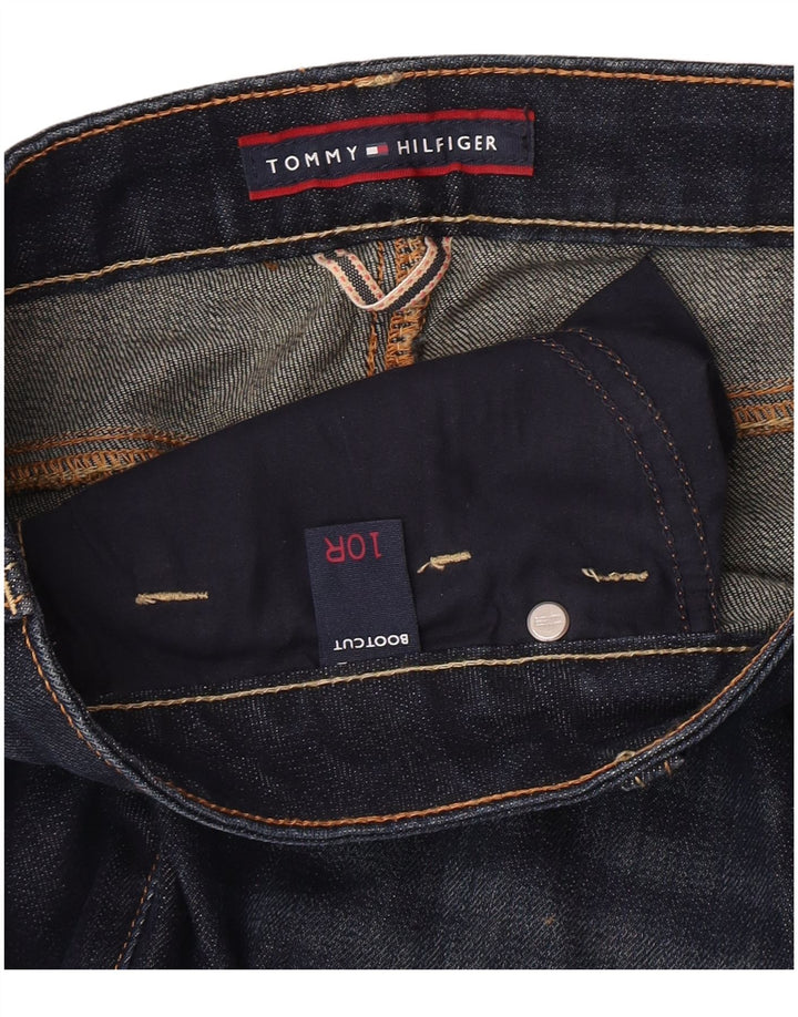 Jeans feminino Tommy Hilfiger Bootcut US 10 grande W34 L32 azul