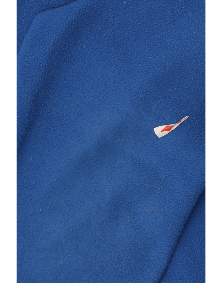 Jaqueta Asics Masculina Fleece UK 40 Grande Poliéster Azul