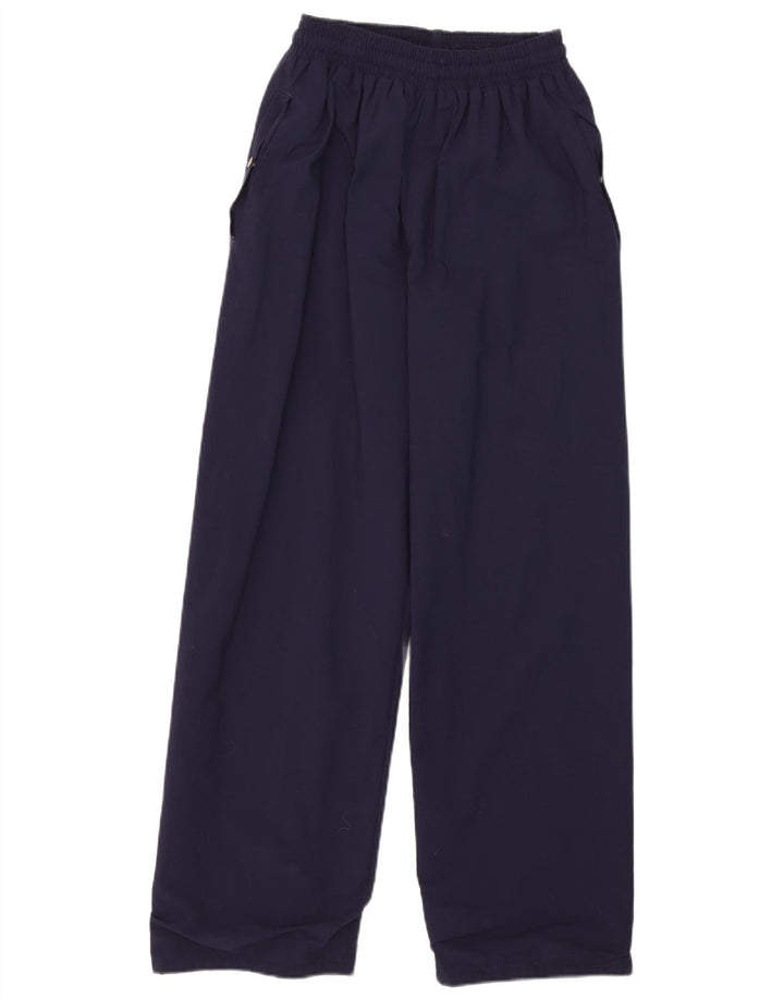Calça de treino masculina Marks & Spencer pequena azul marinho nylon