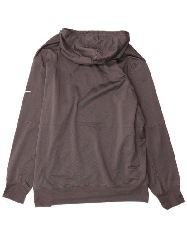 Moletom com capuz gráfico Nike Miami Dolphins masculino 3XL cinza poliéster