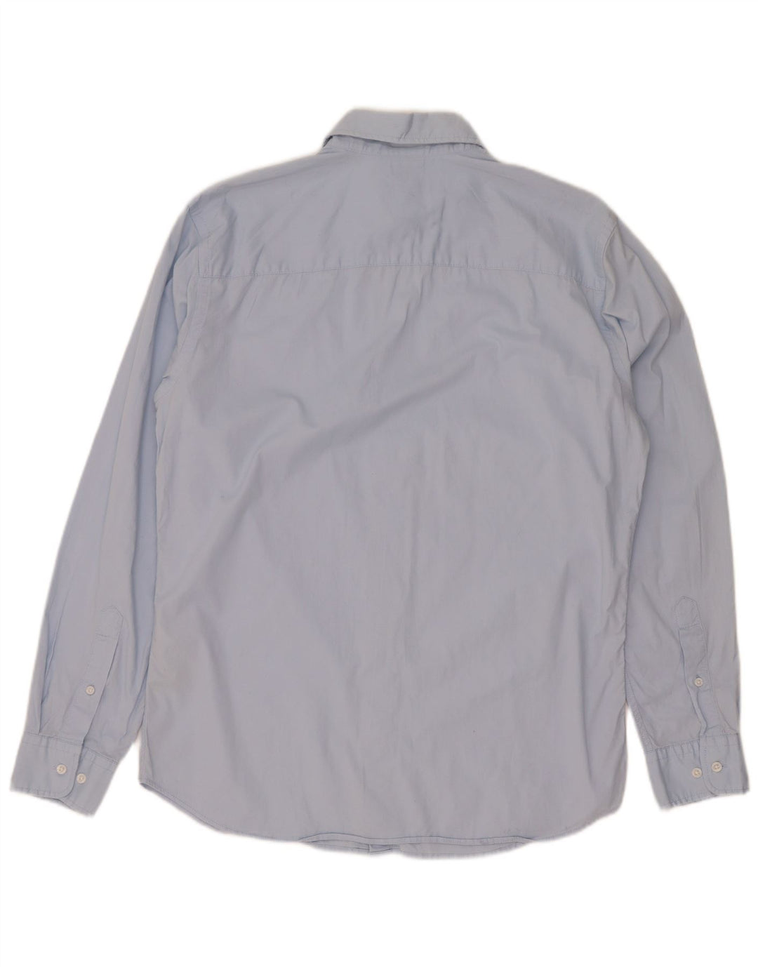 Camisa masculina Jack & Jones de algodão azul médio