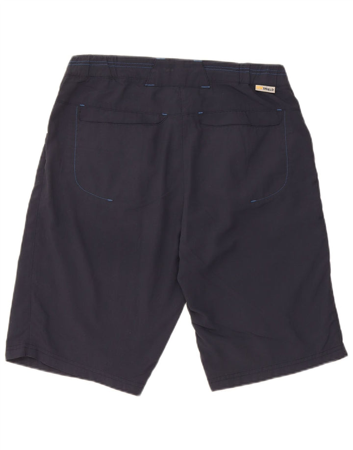 Shorts cargo feminino JACK WOLFSKIN Comfort Fit W30 médio azul marinho