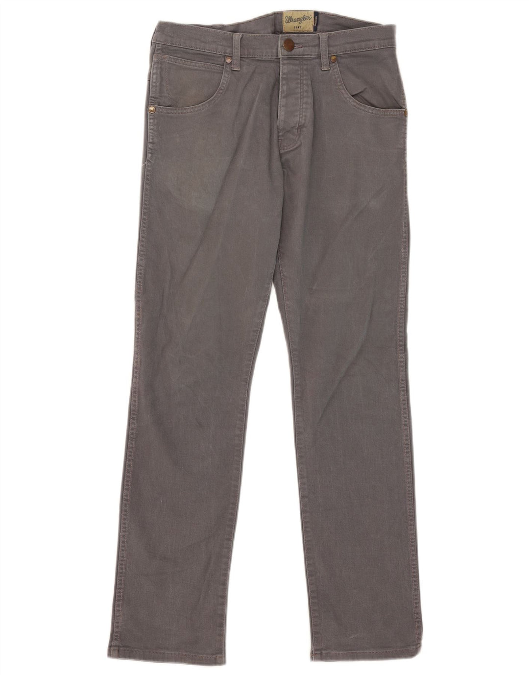 WRANGLER Masculino Spencer Straight Jeans W32 L32 Algodão Cinza