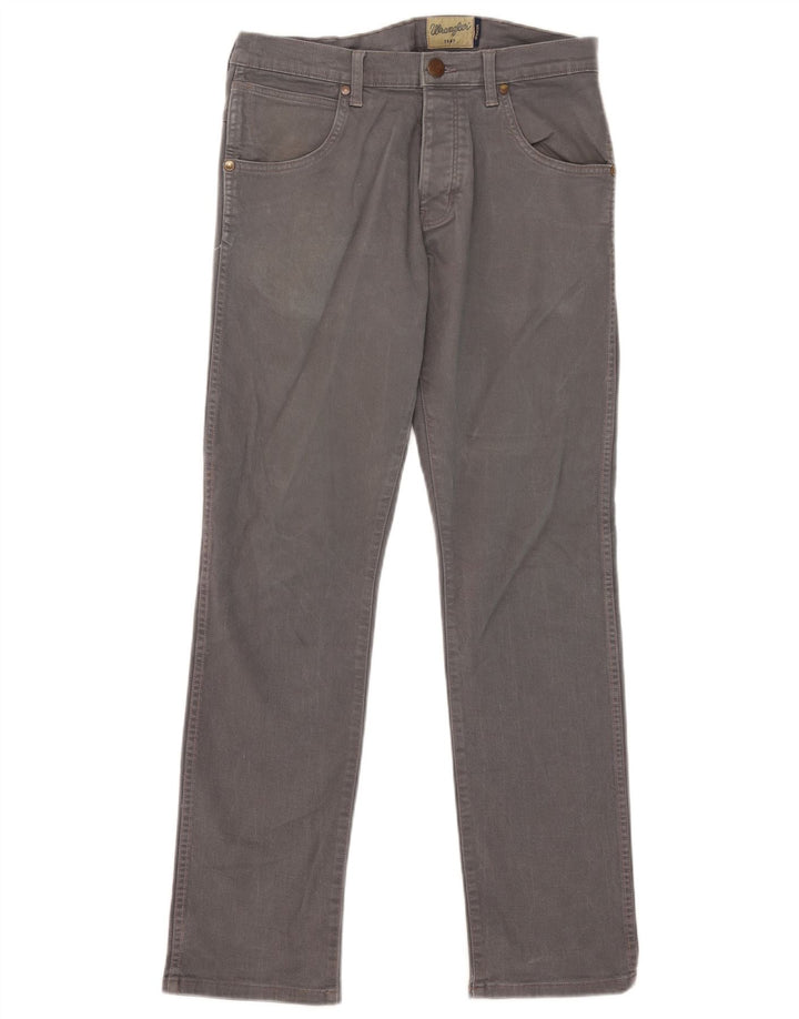 WRANGLER Masculino Spencer Straight Jeans W32 L32 Algodão Cinza