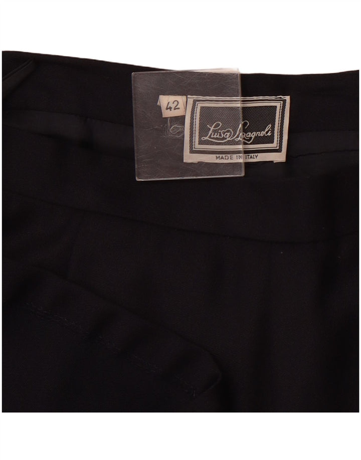 LUISA SPAGNOLI Saia feminina cintura alta larga IT 42 Médio W26 Azul marinho