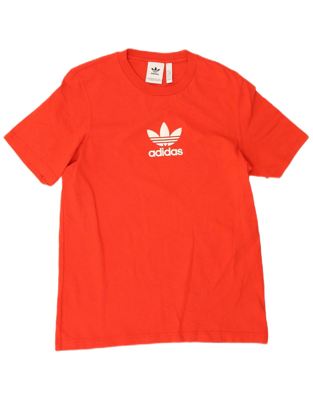 Adidas Mens Graphic T-Shirt Top Médio Algodão Vermelho