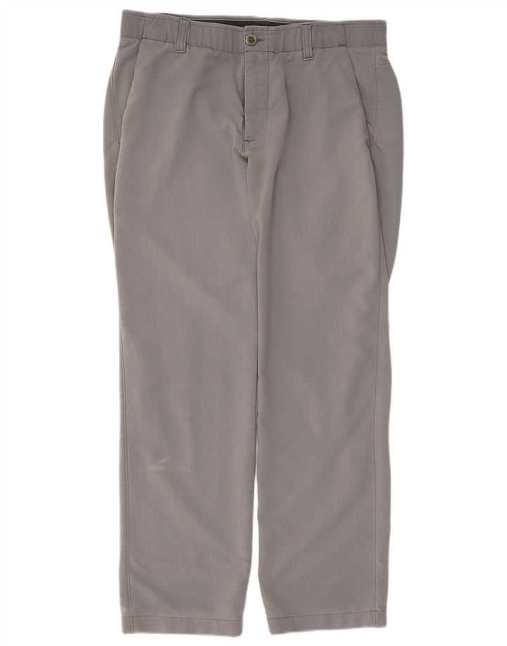 Under Armour Mens Straight Chino Calças W34 L30 Cinza