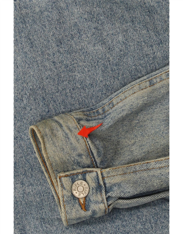 Jaqueta jeans masculina Rifle UK 38 algodão azul médio