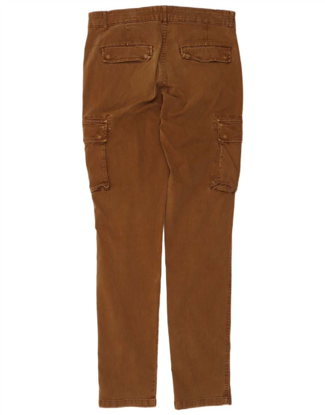 Calça cargo slim masculina Lyle & Scott W32 L33 algodão marrom