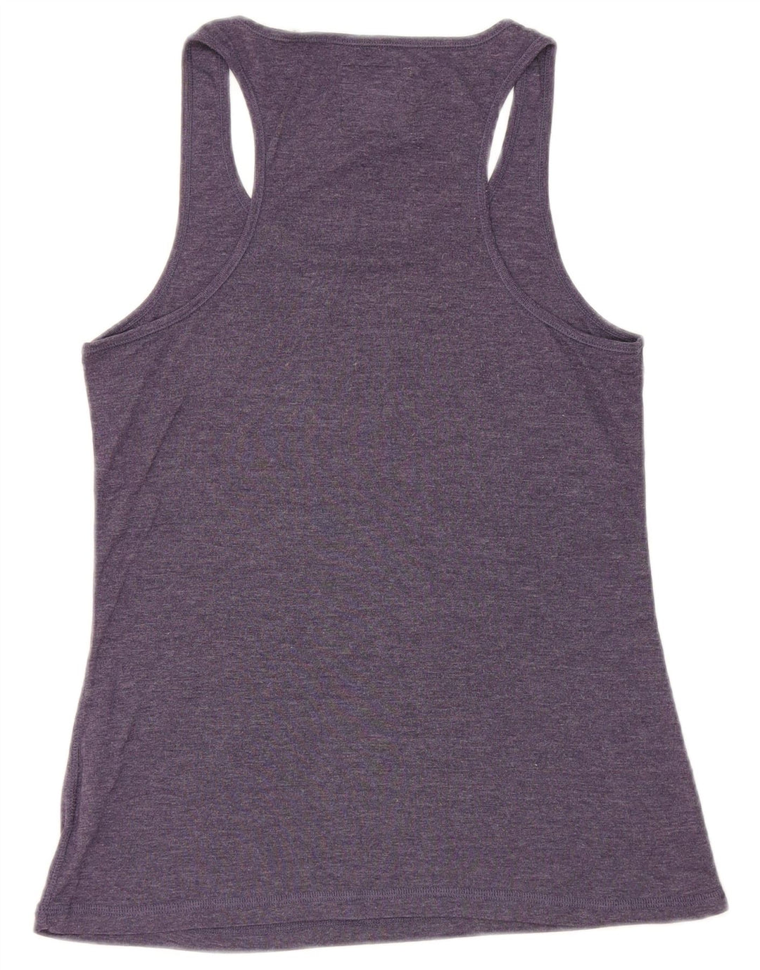 Top de colete gráfico feminino Jack Wills Reino Unido 14 algodão azul marinho médio