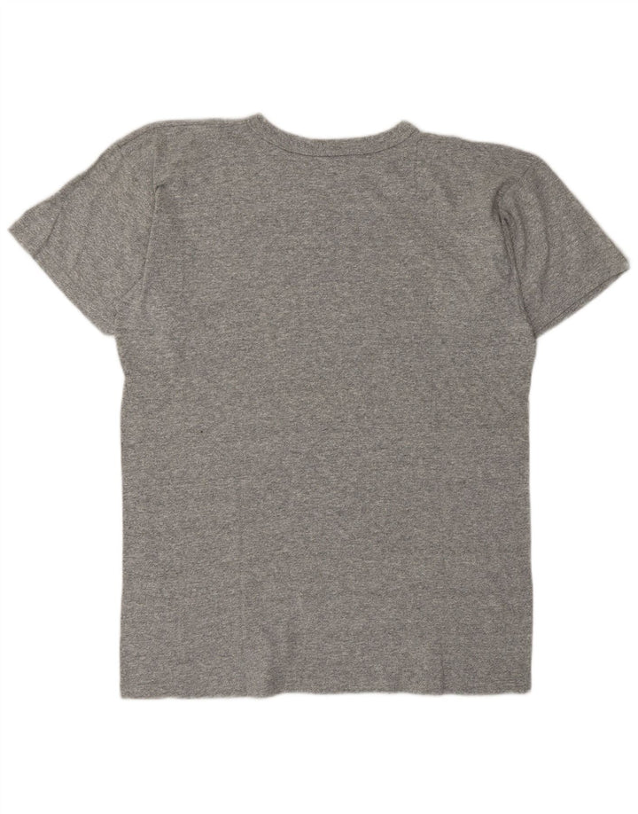 CAMPEÃO Camiseta Masculina Top Grande Algodão Cinza