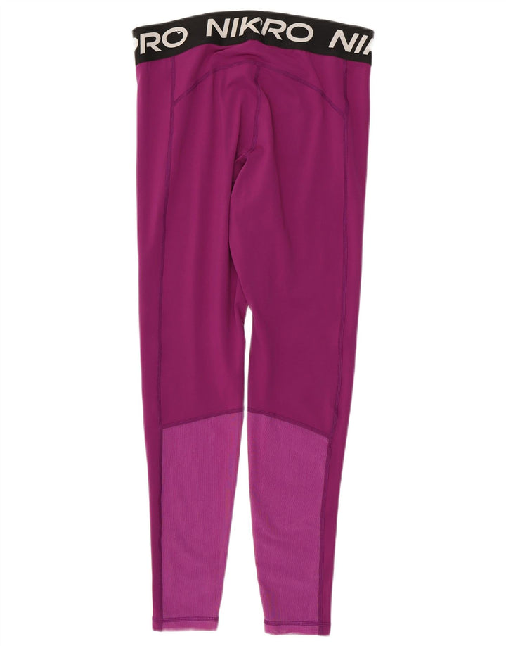 Leggings Nike Dri Fit Graphic UK 12 Médio Roxo Poliéster