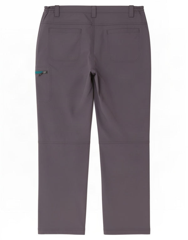 Calça cargo feminina para caminhada Mountain Warehouse UK 16 grande cinza nylon