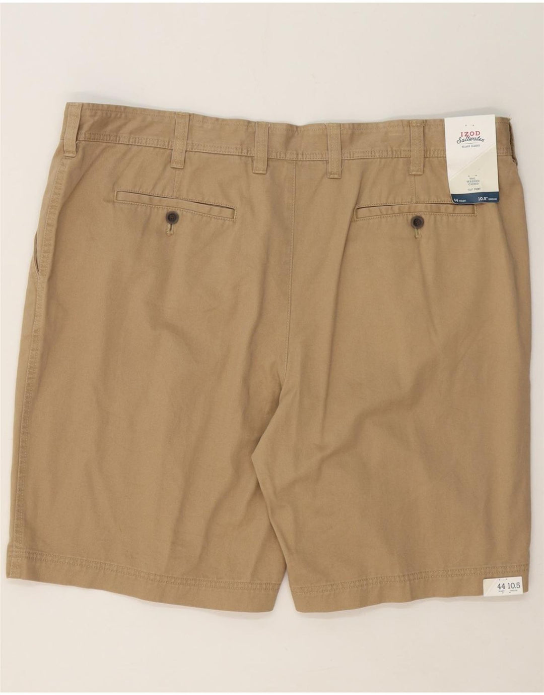IZOD Mens Chino Shorts W44 2XL Beige Cotton Vintage Izod and Second-Hand Izod from Messina Hembry 