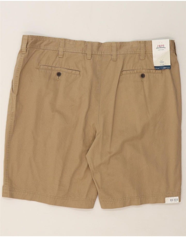 IZOD Mens Chino Shorts W44 2XL Beige Cotton Vintage Izod and Second-Hand Izod from Messina Hembry 