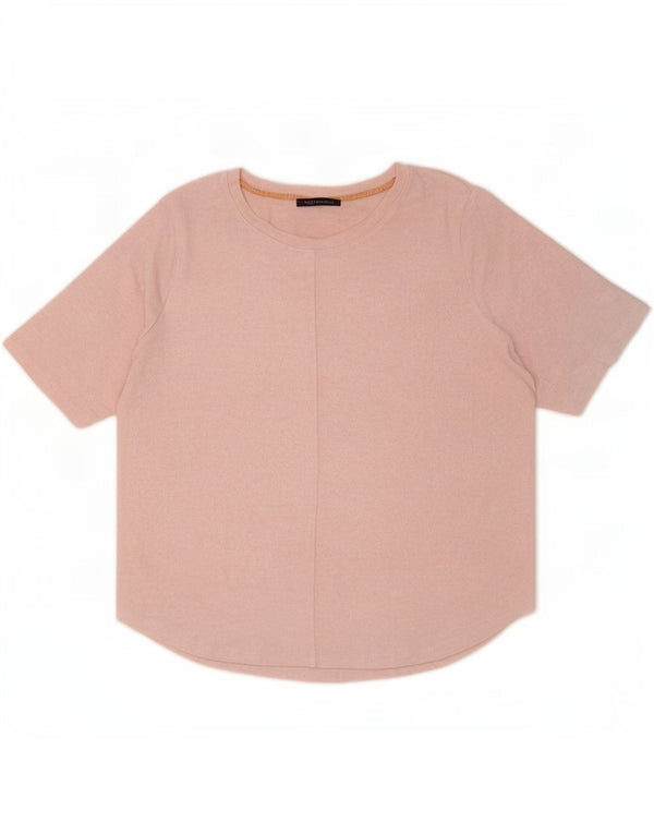 Camiseta feminina Marks & Spencer UK 20 2XL viscose rosa