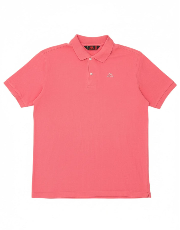 Camisa polo masculina KAPPA XL algodão rosa