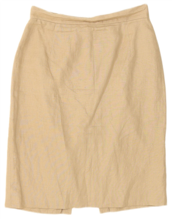 Saia lápis feminina VINTAGE IT 44 médio W26 bege