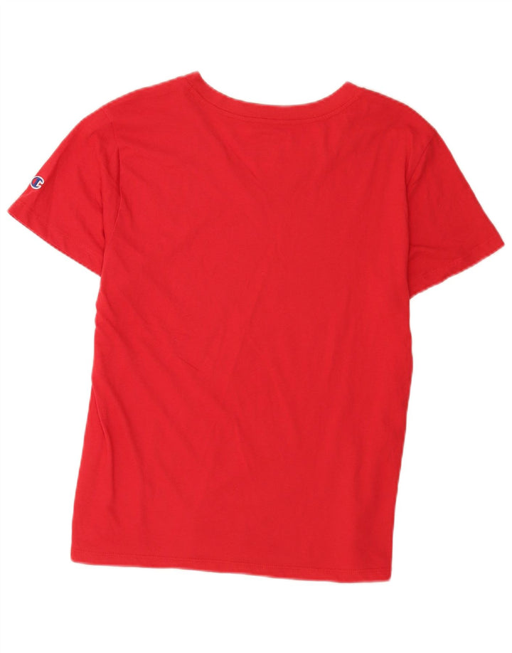 Camiseta feminina Champion UK 14 grande vermelha