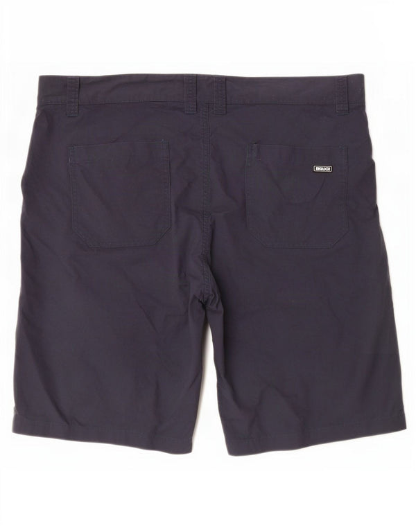 Brugi Mens Chino Shorts W38 XL Azul Marinho Algodão