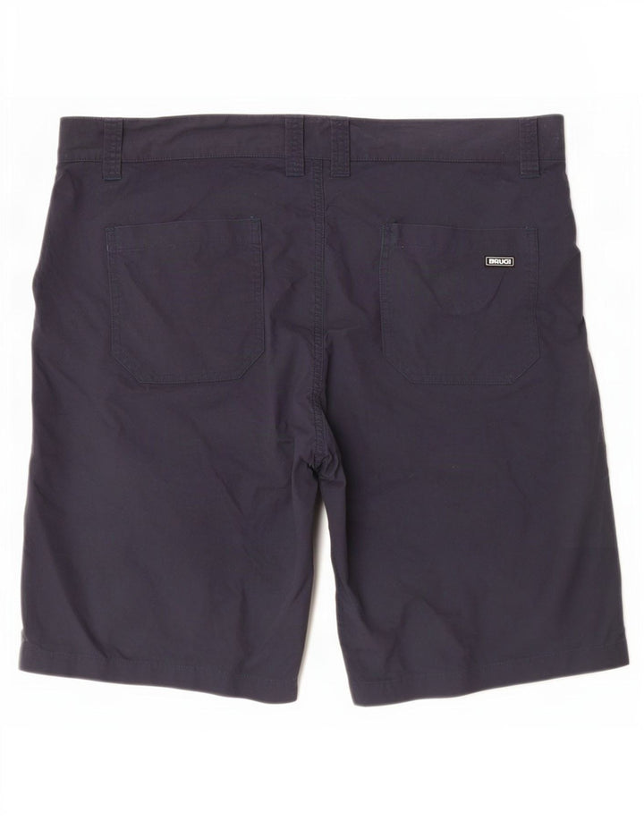 Brugi Mens Chino Shorts W38 XL Azul Marinho Algodão