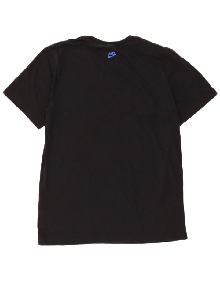 Camiseta Nike masculina gráfica Top médio algodão preto