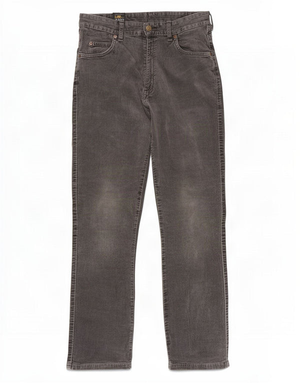 Jeans retos femininos Lee W30 L30 cinza