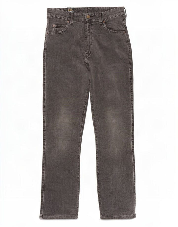 Jeans retos femininos Lee W30 L30 cinza
