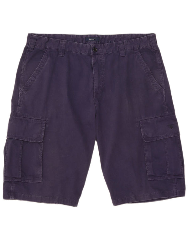 Shorts cargo masculino Gant W38 XL azul marinho algodão