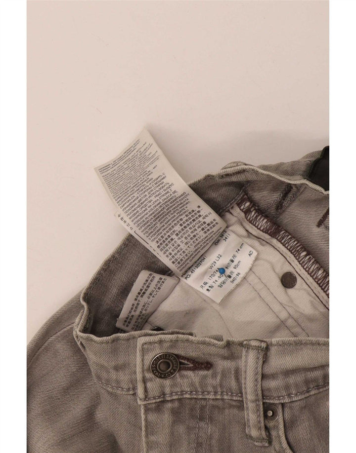 Jeans skinny feminino Levi's W29 L32 algodão cinza