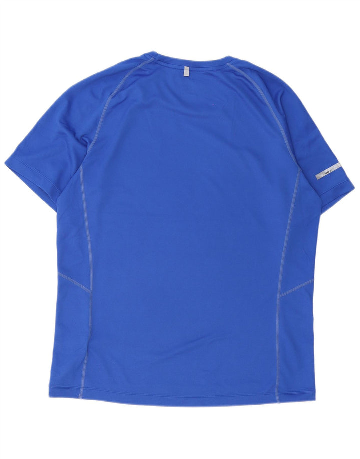 Camiseta Nike Masculina Dri Fit Top Grande Azul Poliéster