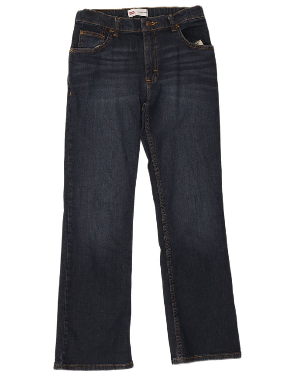 Wrangler Meninas Bootcut Jeans 15-16 Anos W28 L29 Azul Marinho Algodão