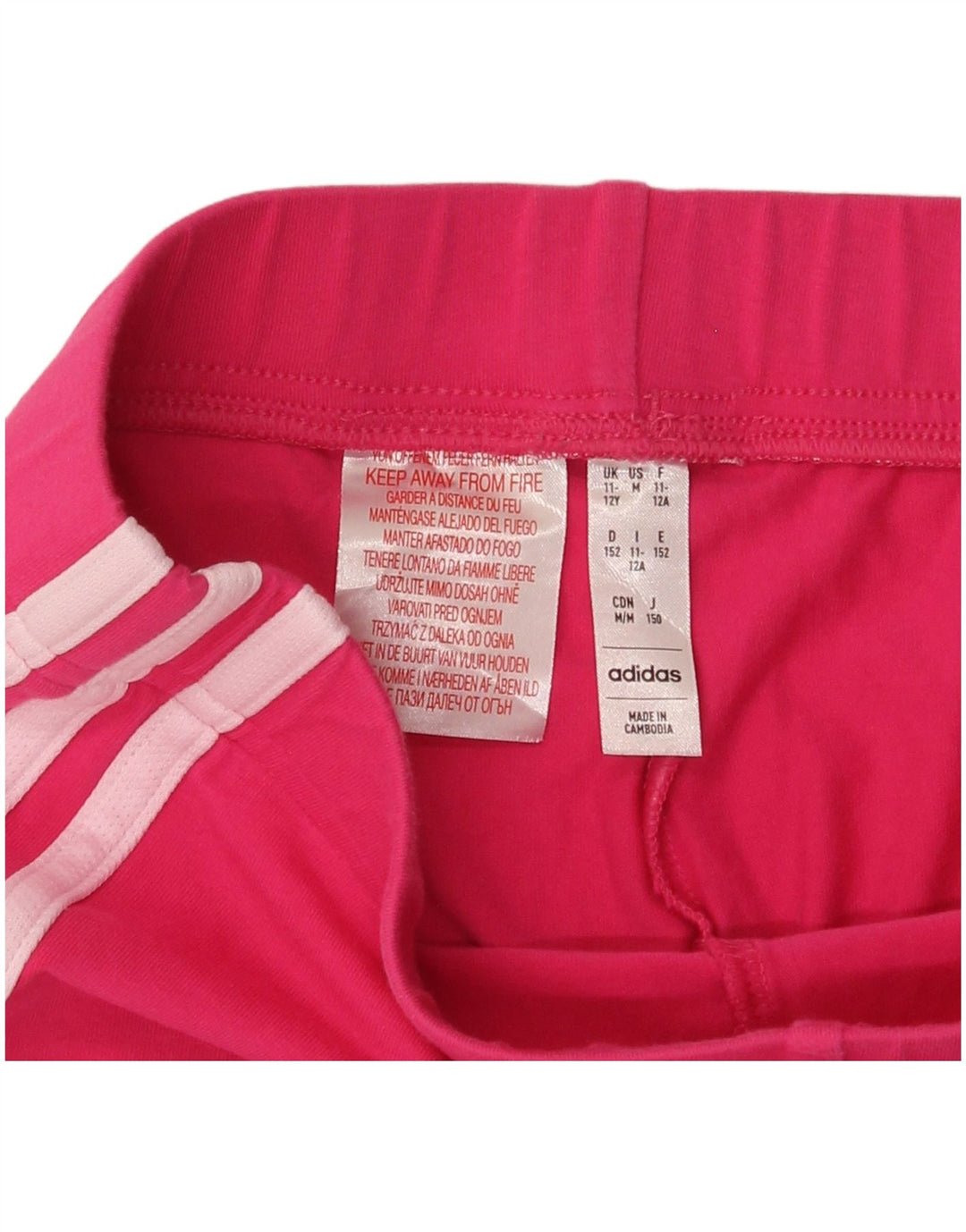 Leggings Adidas Menina 11-12 Anos Rosa