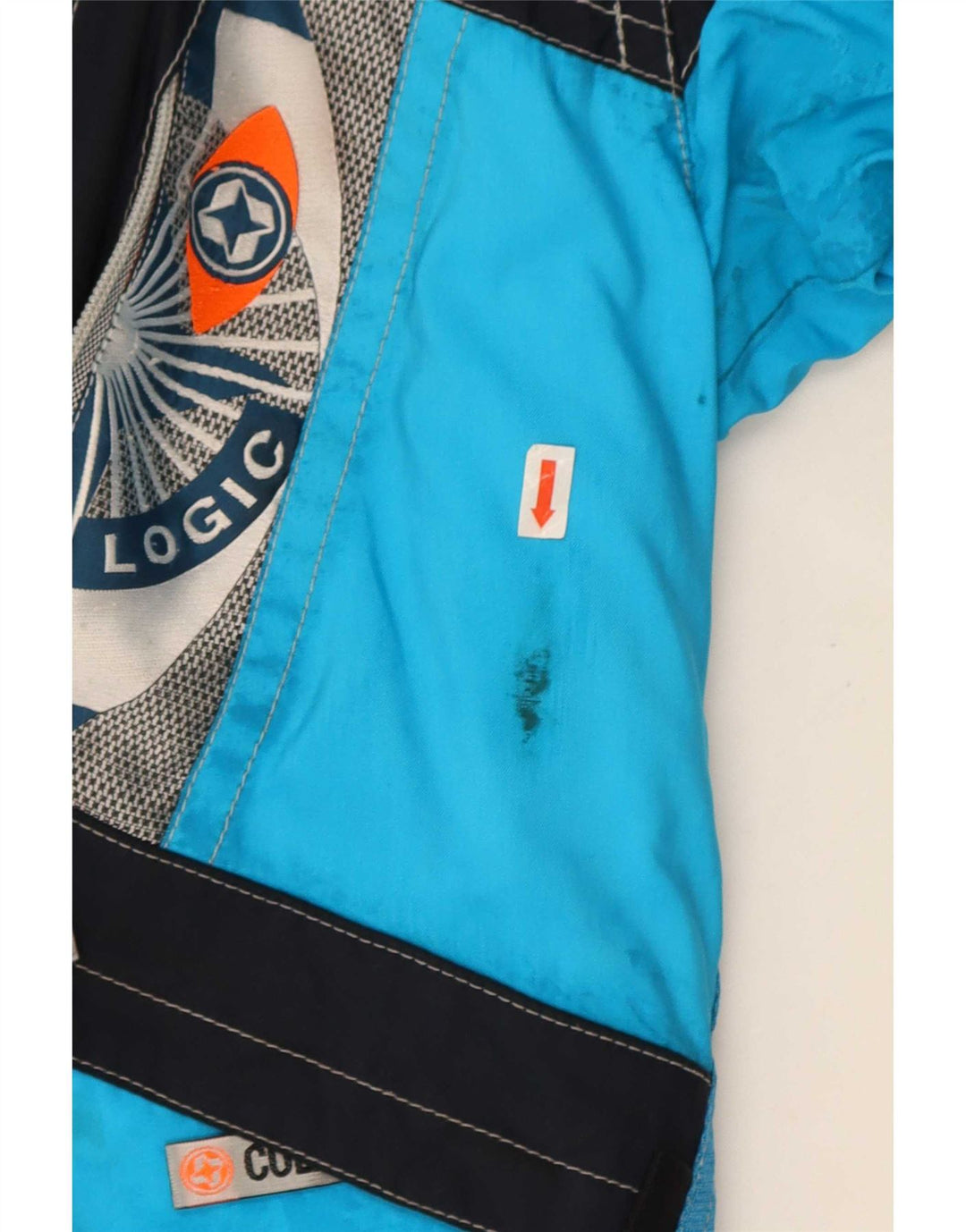 Jaqueta de esqui masculina Colmar com capuz solto IT 50 Medium Blue Colourblock